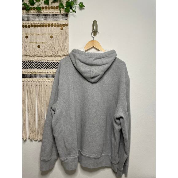 POLO RALPH LAUREN Vintage Grey Full Zip Men’s Thermal Lined Hoodie Sweater XXL - Picture 2 of 16